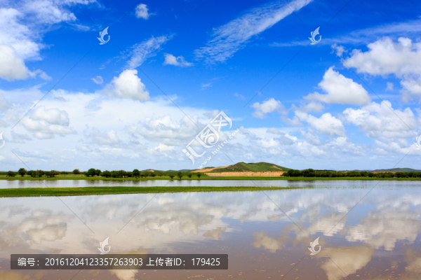 若爾蓋花湖海子湖泊
