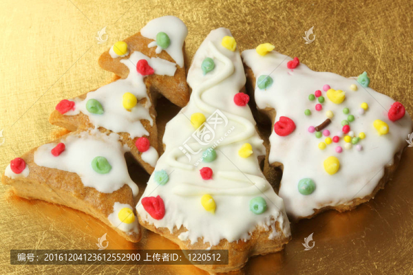 三姜餅圣誕樹