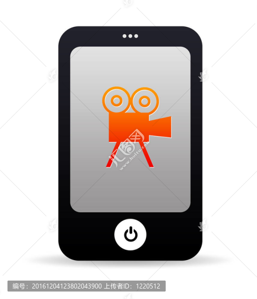 手機(jī)和電影圖標(biāo)