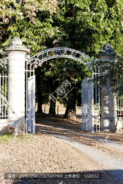 Chateau,de拉圖爾；通過(guò)；波爾多地區(qū)；法國(guó)