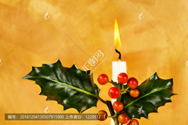 圣誕節(jié)的燭光