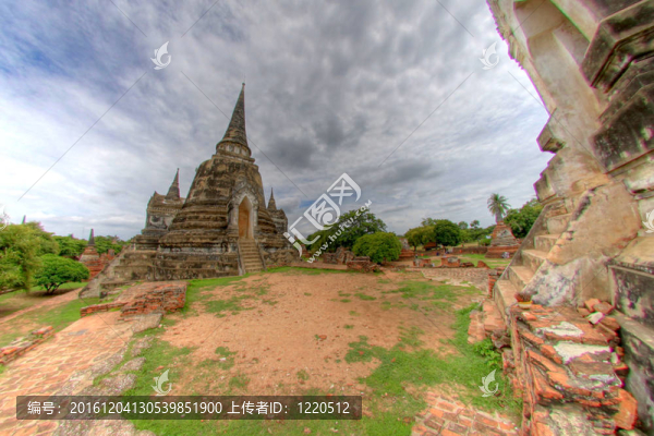 Wat,Phra,Si,sanphet,-大城；泰國