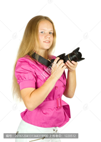 帶相機(jī)的女?dāng)z影師