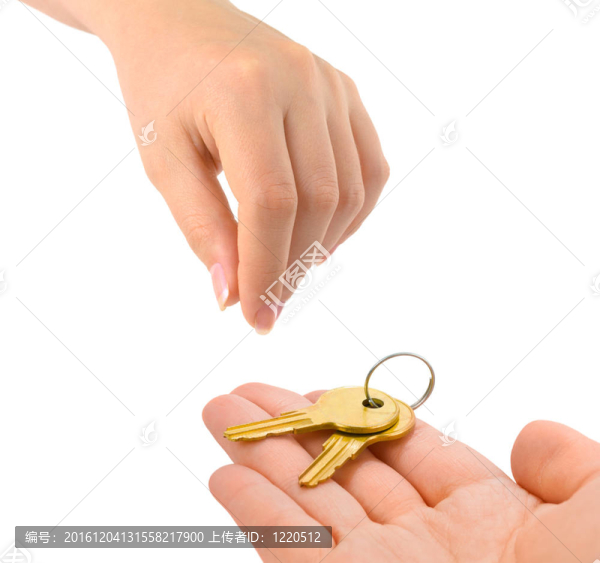 手和鑰匙