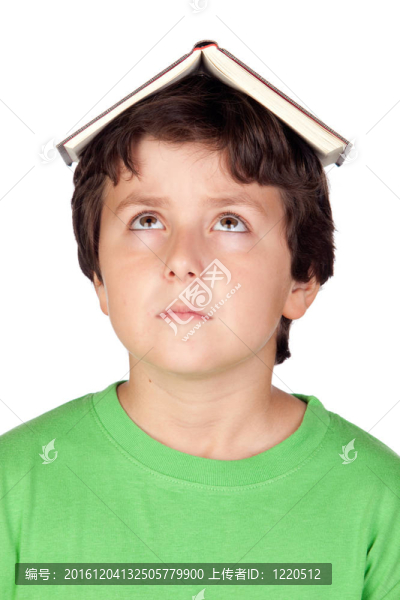帶書的學生孩子