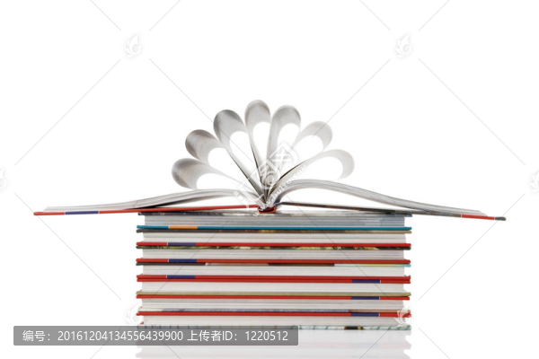 書頁折成花形