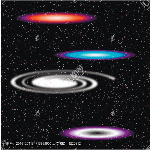 太空中的星系