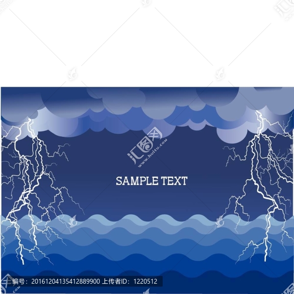 海洋風(fēng)暴與閃電.背景文本說明