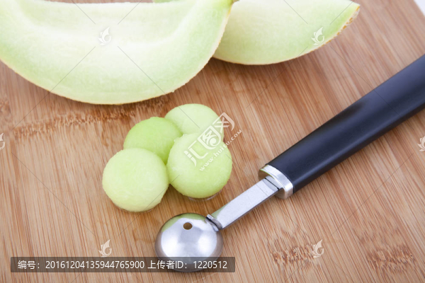 新鮮的西瓜球