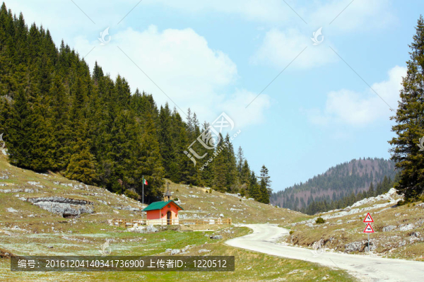 通往山的路