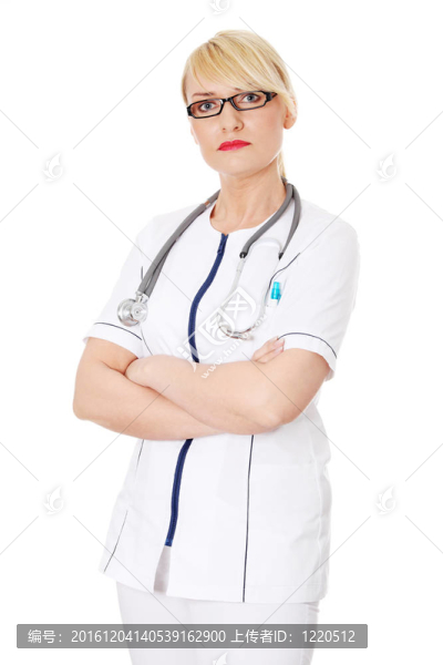 成熟的女性醫(yī)生或護(hù)士