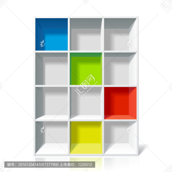 空蕩蕩的書架