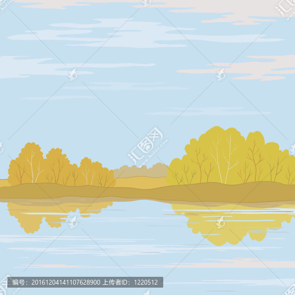 景觀。林河