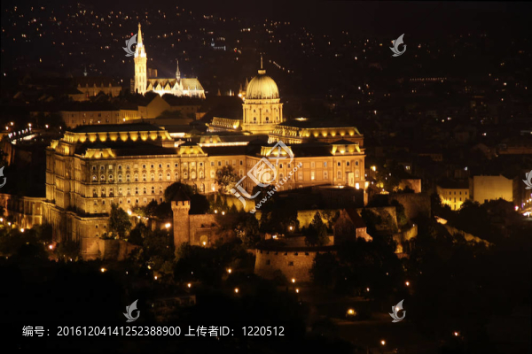 Buda城堡匈牙利城堡觀；布達(dá)佩斯；