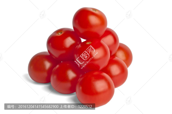 金字塔是由小紅櫻桃番茄建成的