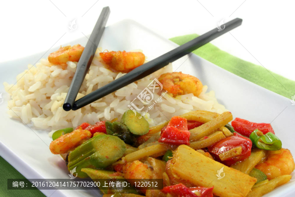亞洲蝦飯