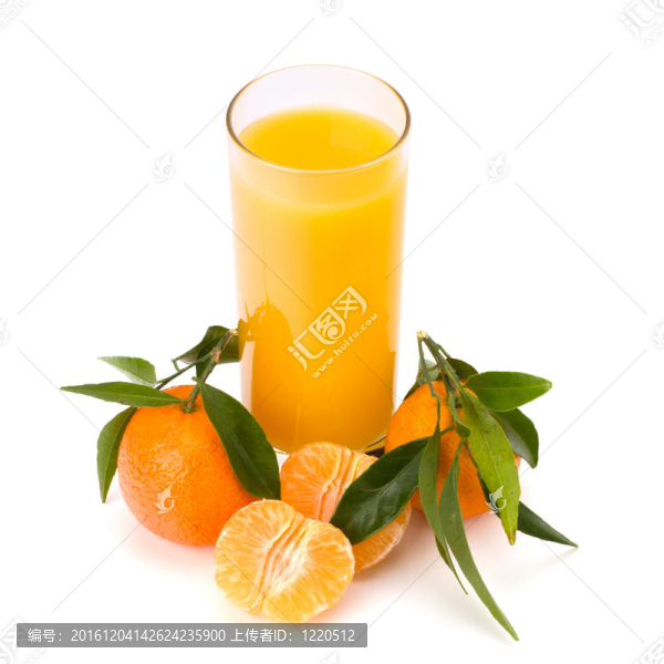 橘子、果汁杯