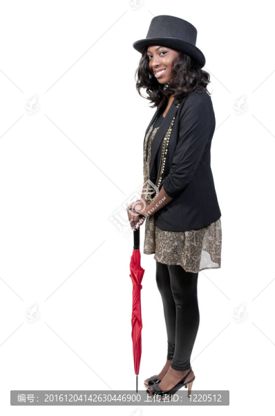 戴頂帽子的女人