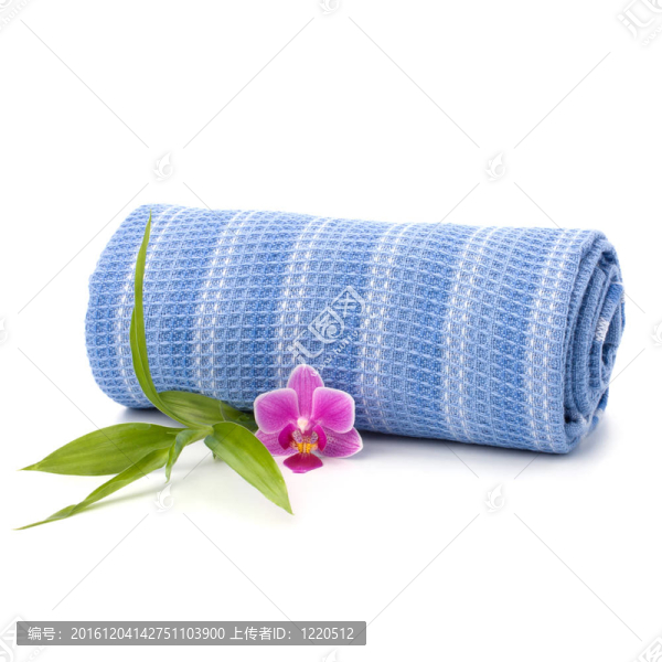 SPA的概念。毛巾卷。