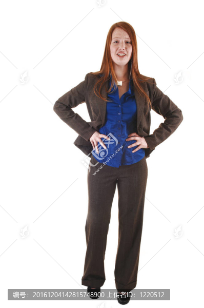 漂亮的商業(yè)女性。