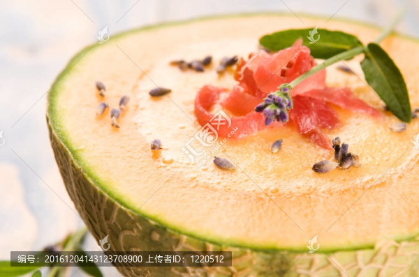 新鮮冬瓜湯火腿薰衣草花