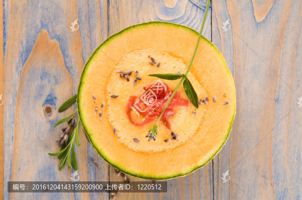 新鮮冬瓜湯火腿薰衣草花