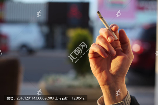 吸煙香煙手
