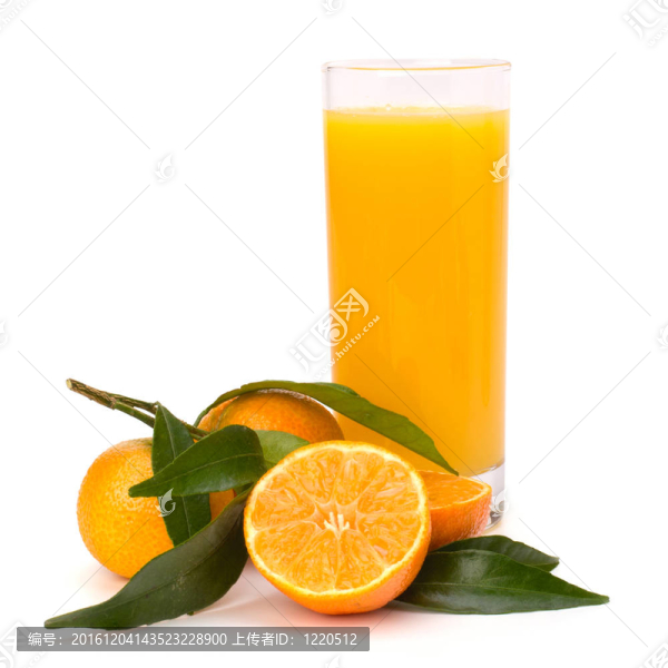 橘子、果汁杯