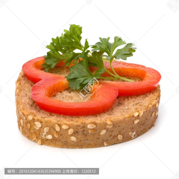用蔬菜打開(kāi)健康三明治