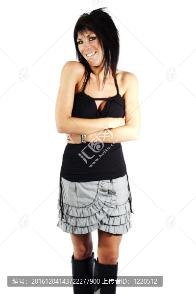 有吸引力的女人微笑