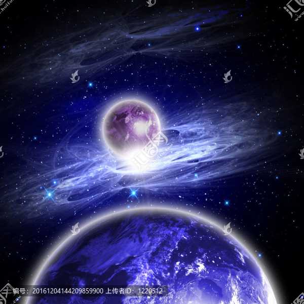 太空中的行星