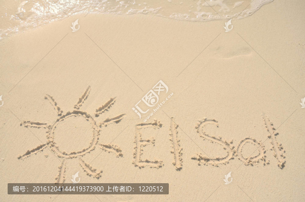 Beach上的沙