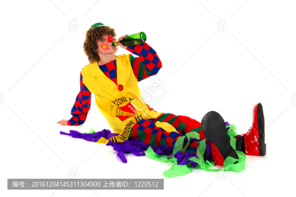 飲用的小丑