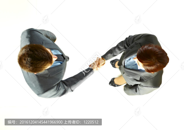 商界人士握手