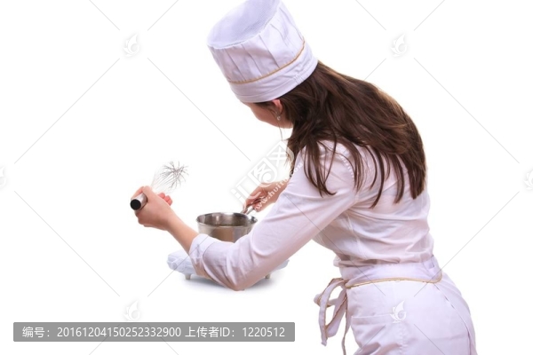 美女廚房的女人