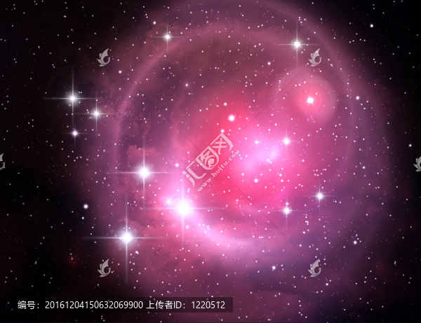 多彩的空間星云