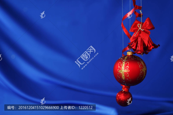 紅色的圣誕球