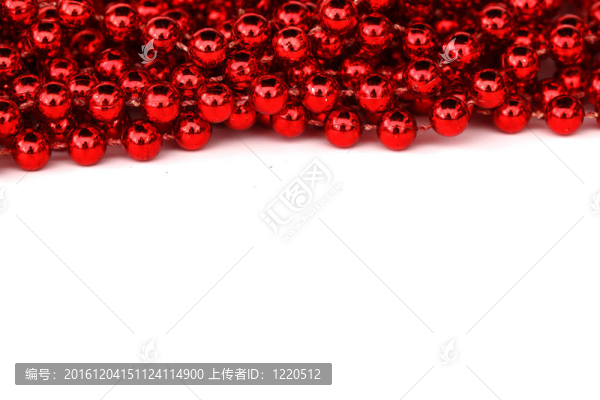 紅色的圣誕球