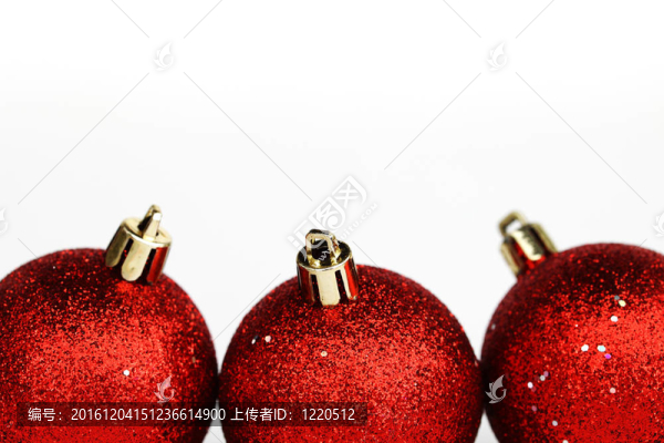 紅色的圣誕球