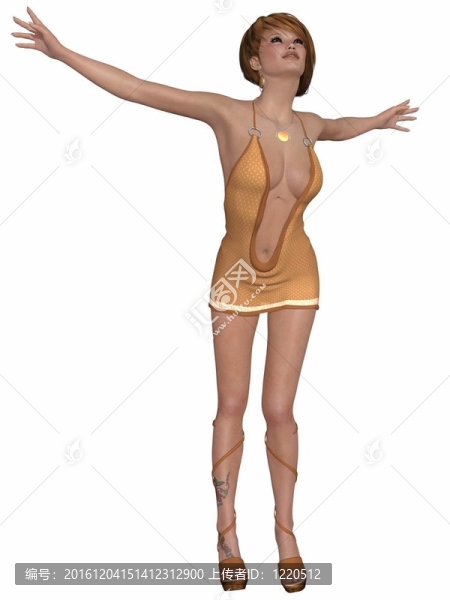 性感服裝的女人