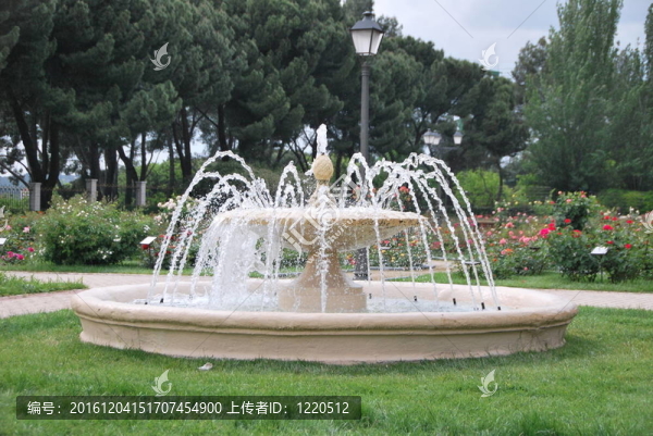 公園里的噴泉