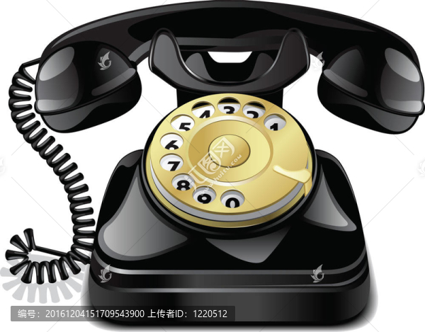 向量的老式電話(huà)