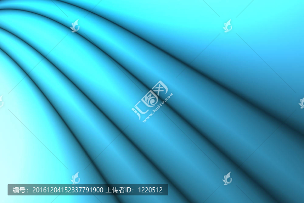 藍色彎曲線條的3D背景