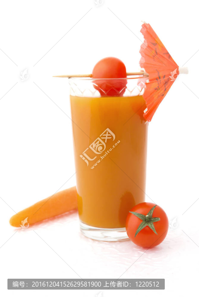 白底蔬菜汁
