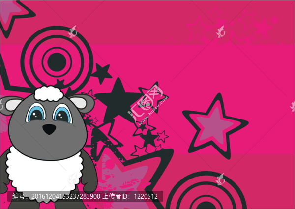 羊的卡通background10