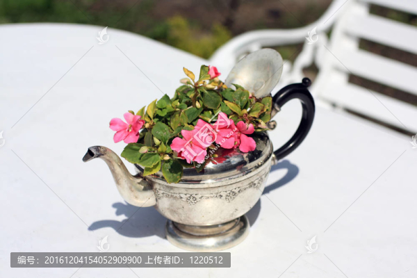 忙莉茲在銀茶壺