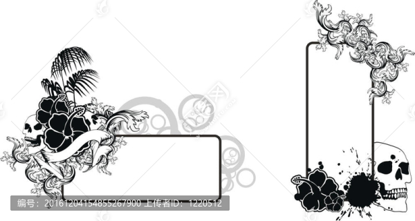 熱帶的頭骨copyspace1