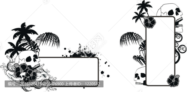 熱帶的頭骨copyspace6