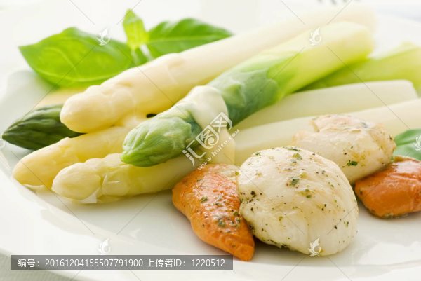 蘆筍干貝
