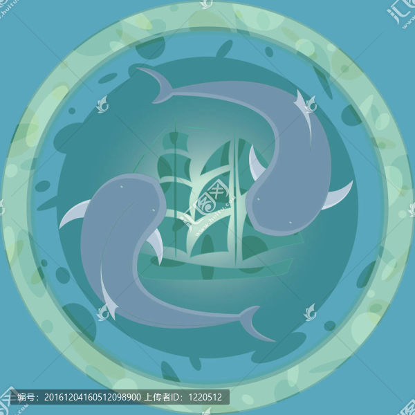 鯊魚和帆船